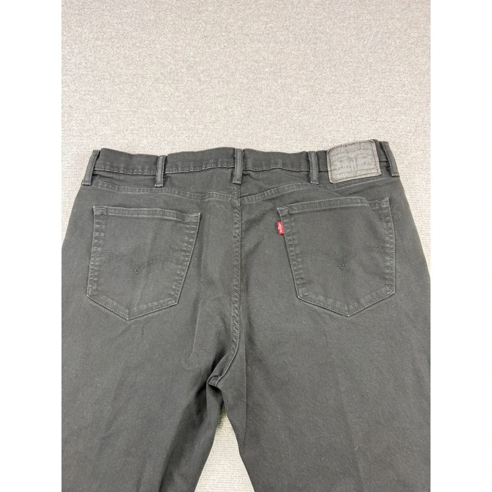 Levis 541 Athletic Taper Jeans Mens 40x30*29 Black Denim Pants